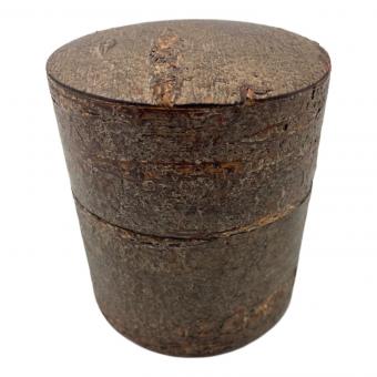 桜皮細工 (オウヒザイク) 棗