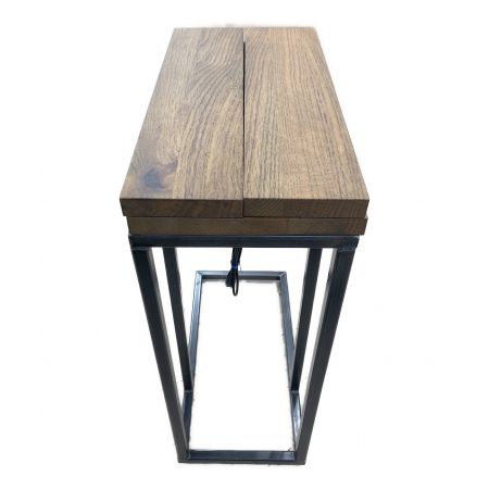 journal standard Furniture (ジャーナルスタンダードファニチャー) サイドテーブル ブラウン×ブラック PSF SIDE TABLE QI 木製・スチール