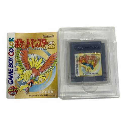 ポケットモンスター 金 ゲームボーイ用ソフト CERO A (全年齢対象)