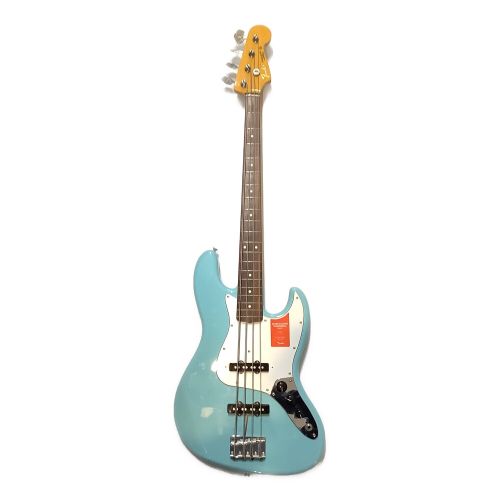 FENDER JAPAN (フェンダージャパン) エレキベース ブルー Made in Japan Traditional '60s Jazz Bass Rose Daphne Blue