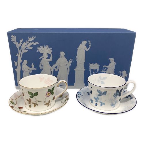 Wedgwood (ウェッジウッド) カップ&ソーサー ストロベリーブルーム 2Pセット