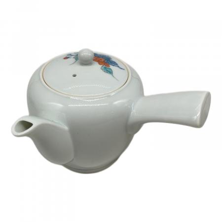 2293 有田焼　畑萬陶苑　茶器セット　急須1客　湯冷し1客　湯呑5客 畑萬陶苑 (ハタマントウエン) 岩牡丹 茶器揃え 急須1・湯呑み5セット