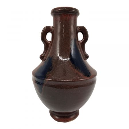 辰砂釉耳付花器｜トレファクONLINE
