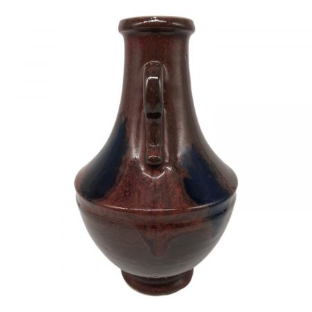 辰砂釉耳付花器｜トレファクONLINE