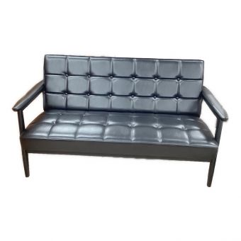 カリモク60 (カリモクロクマル) Kチェア2シーター ブラック W36173BB