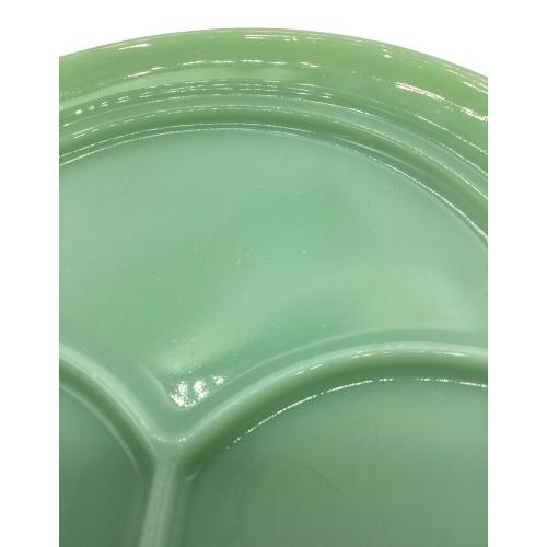 Fire King (ファイヤーキング) 3コンパートメント プレート キズ有