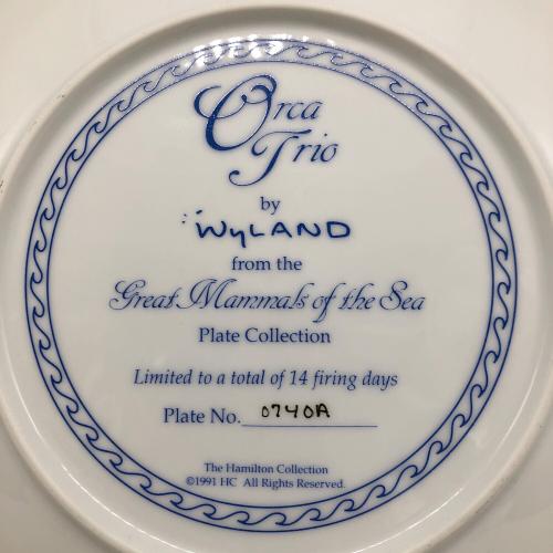WyLAND プレート 0740A Great Mammals of the Sea 90年代
