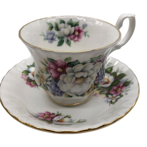 ROYAL ALBERT (ロイヤルアルバート) カップ&ソーサー サマータイムシリーズ 5Pセット