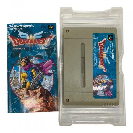 スーパーファミコン用ソフト 箱有 ドラゴンクエスト3 そして伝説へ