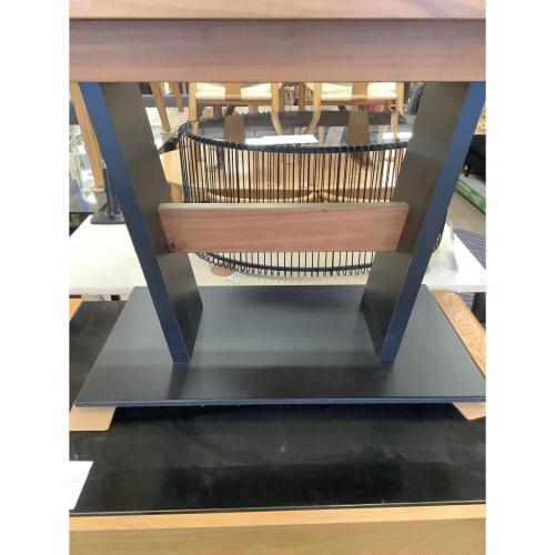 KOINOR (コイノール) ダイニングテーブル T1803 ※板欠品 キズ有 ブラック×ブラウン