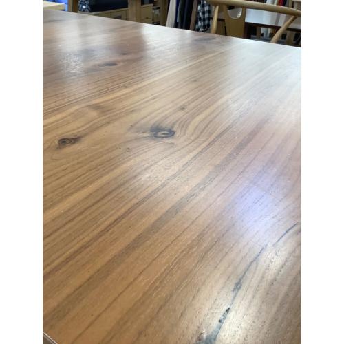 KOINOR (コイノール) ダイニングテーブル T1803 ※板欠品 キズ有 ブラック×ブラウン