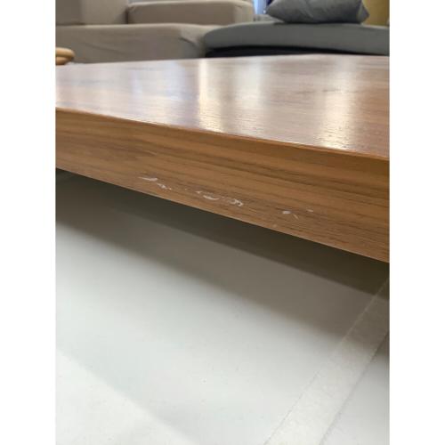 KOINOR (コイノール) ダイニングテーブル T1803 ※板欠品 キズ有 ブラック×ブラウン