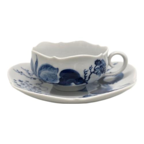 Meissen (マイセン) カップ&ソーサー ブルーオーキッド