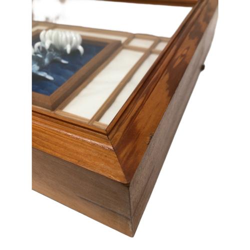 一陶（イットウ）作　菊 立体陶額　有田焼