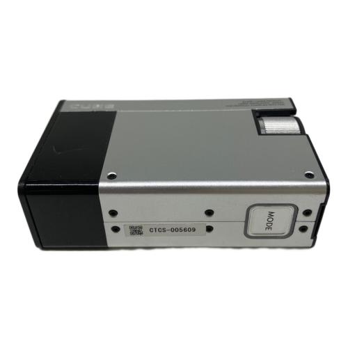 GOLFZON (ゴルフゾン) ゴルフ距離測定器 シルバー CUBE caddy Talk