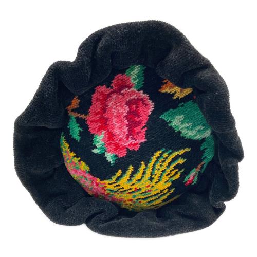 FEILER (フェイラー) 筒型クッション ブラック シュニール