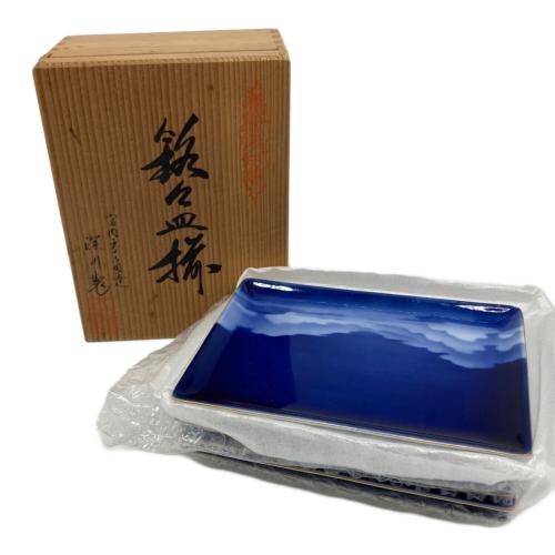 深川製磁 (フカガワセイジ) 角皿揃え 雲