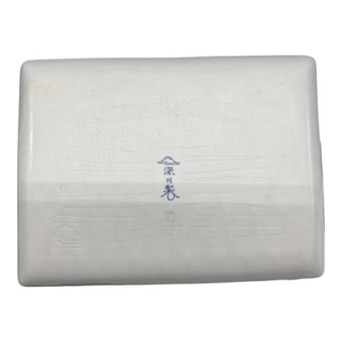 深川製磁 (フカガワセイジ) 角皿揃え 雲