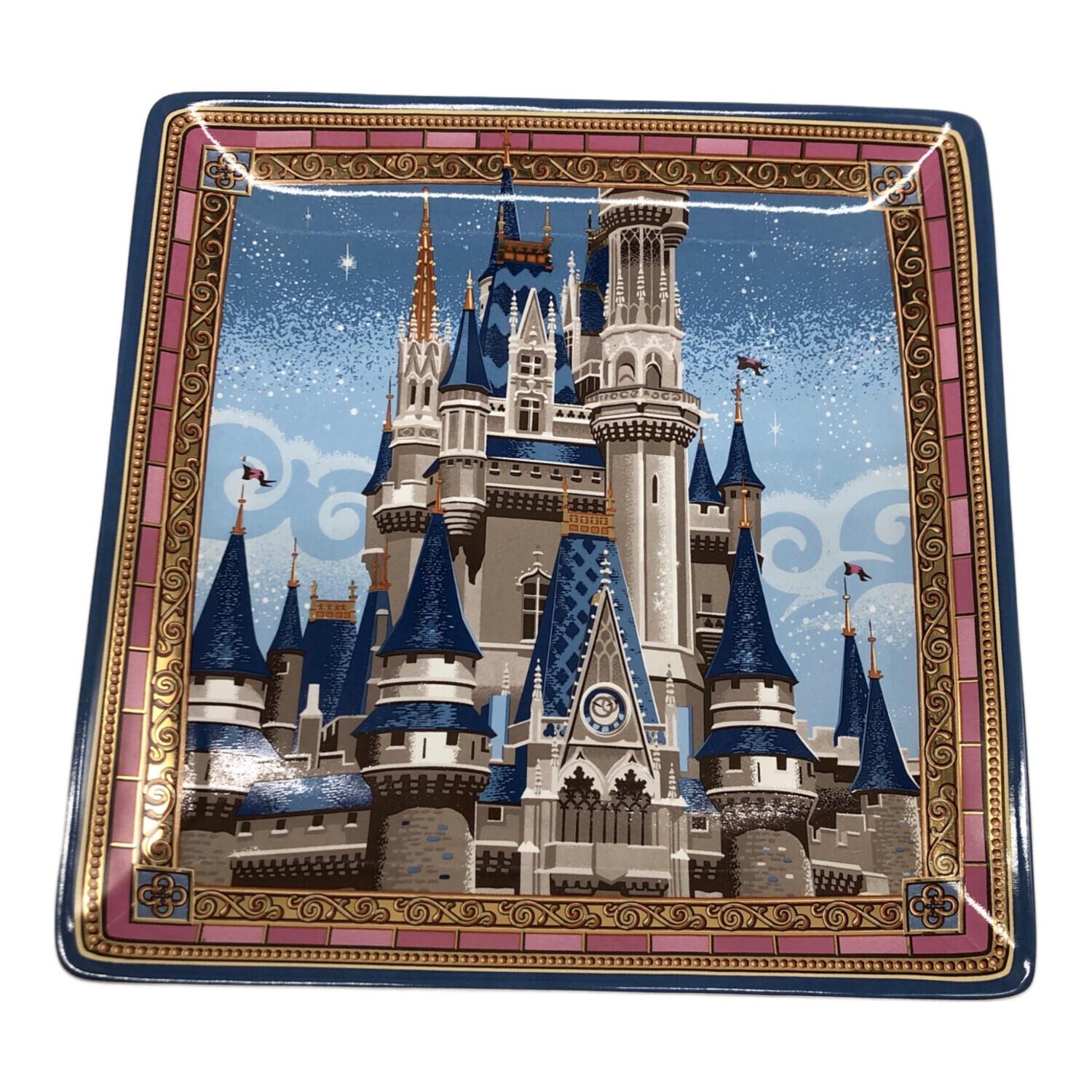 ディズニー　シンデレラ城　プレート ディズニーランド シンデレラ城プレート 陶器製 - メルカリ