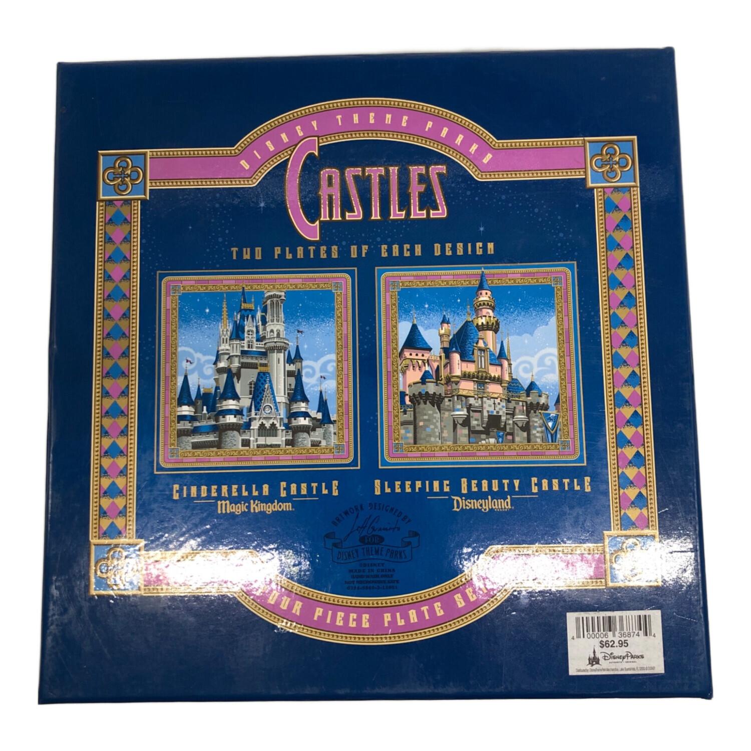 DISNEY (ディズニー) プレートセット シンデレラ城＆眠れる森の