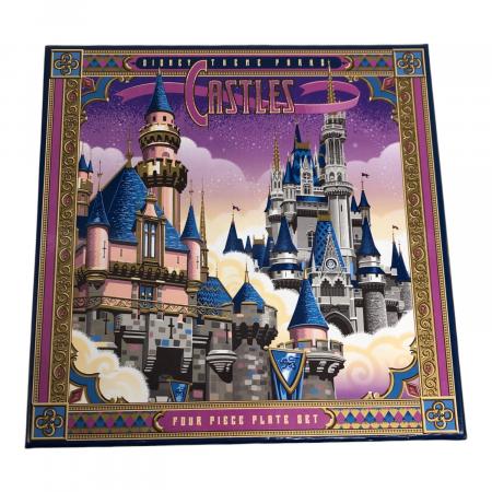 DISNEY (ディズニー) プレートセット シンデレラ城＆眠れる森の美女の