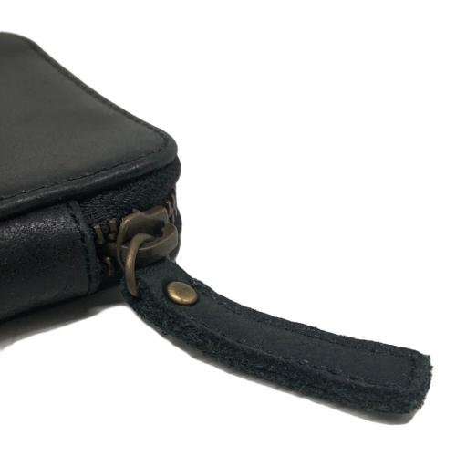 BAHAGIA ラウンドファスナーペンケース ブラック