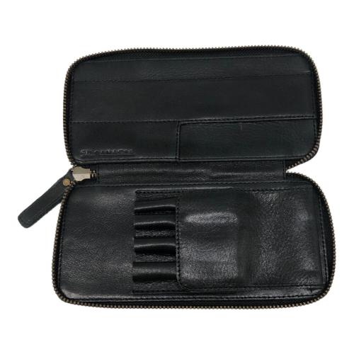 BAHAGIA ラウンドファスナーペンケース ブラック