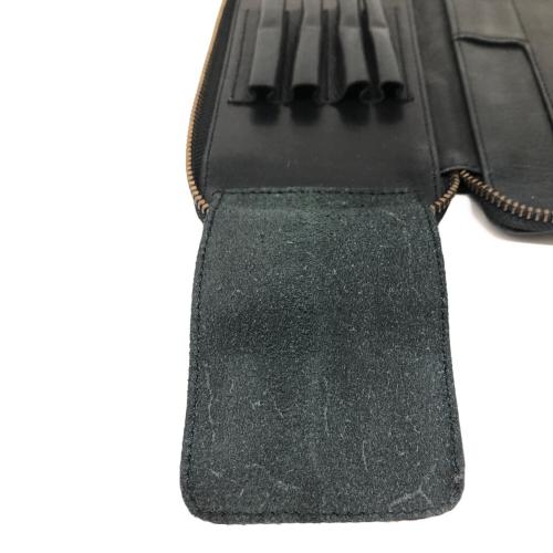 BAHAGIA ラウンドファスナーペンケース ブラック