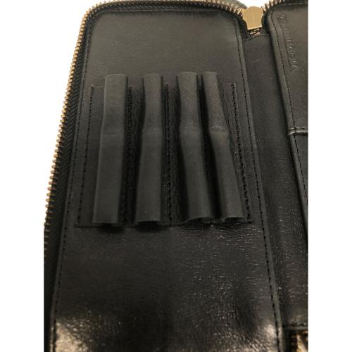 BAHAGIA ラウンドファスナーペンケース ブラック