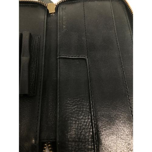 BAHAGIA ラウンドファスナーペンケース ブラック