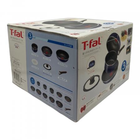 T-fal インジニオ.サファイアミディセット新品未使用品箱付き T-Fal (ティファール) インジニオ サファイア ミディセット L52091