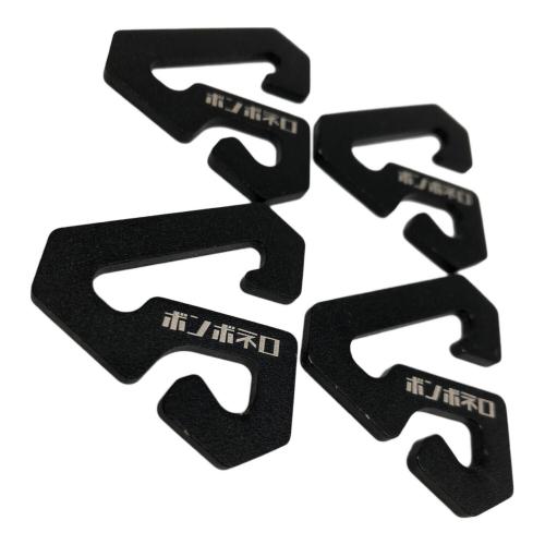 E.B Hook Eight×ボンボネロ タープカラビナ 4Pセット