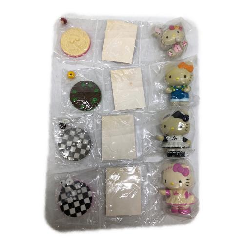 HELLO KITTY (ハローキティ) ハローキティグッズ ヤケ有 ミニフィギュア8体セット アクセサリートレイ