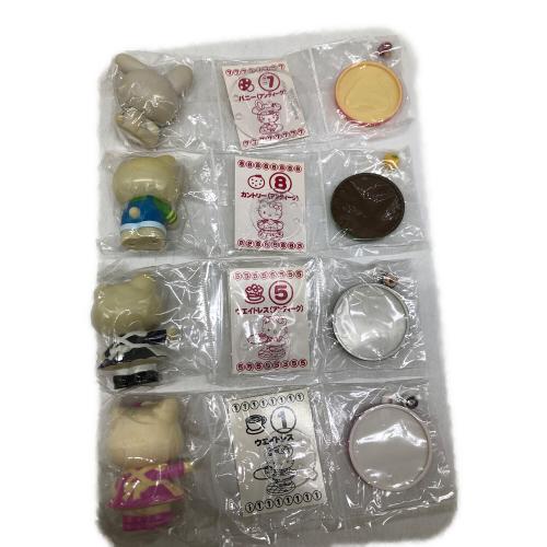 HELLO KITTY (ハローキティ) ハローキティグッズ ヤケ有 ミニフィギュア8体セット アクセサリートレイ