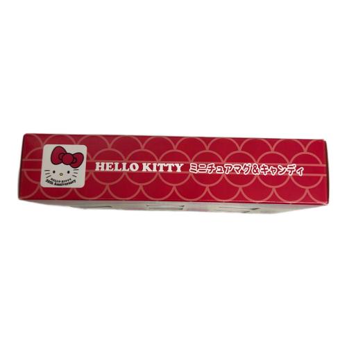 HELLO KITTY (ハローキティ) サンリオグッズ 箱開封・未使用 ミニチュアマグカップ6個セット(1977・1982・1991・1997・2002・2006年)