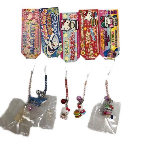 HELLO KITTY (ハローキティ) サンリオグッズ ご当地 根付け ストラップ10Pセット