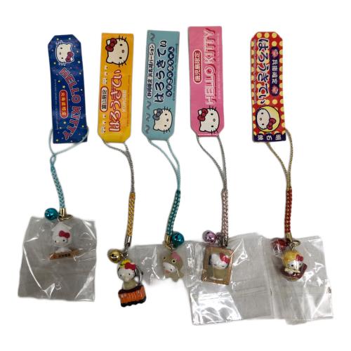 HELLO KITTY (ハローキティ) サンリオグッズ ご当地 根付け ストラップ10Pセット