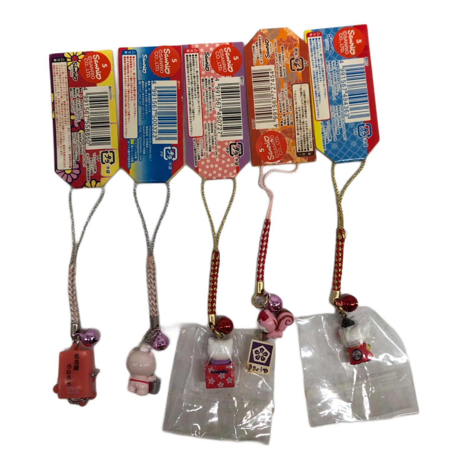 ご当地根付け　ハローキティ ストラップ 10個セット 新品◇ハローキティ ご当地キティ 根付けストラップ 九州 10個