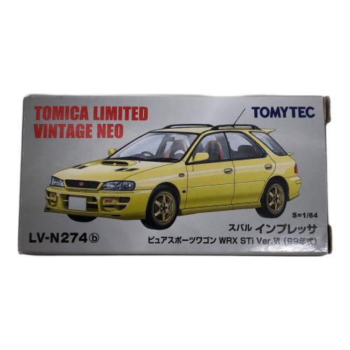 TOMYTEC (トミーテック) トミカ  スバル インプレッサ ピュアスポーツワゴン WRX STi Ver.VI リミテッド(99年式)(黄) LV-N274a