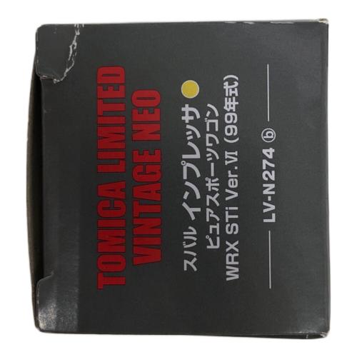 TOMYTEC (トミーテック) トミカ  スバル インプレッサ ピュアスポーツワゴン WRX STi Ver.VI リミテッド(99年式)(黄) LV-N274a
