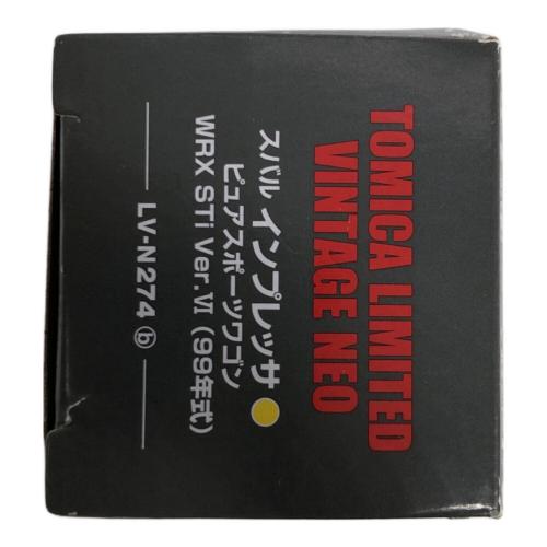 TOMYTEC (トミーテック) トミカ  スバル インプレッサ ピュアスポーツワゴン WRX STi Ver.VI リミテッド(99年式)(黄) LV-N274a