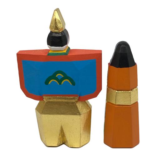 奈良一刀彫 立雛 雛人形　川口神泉（カワグチシンセン）