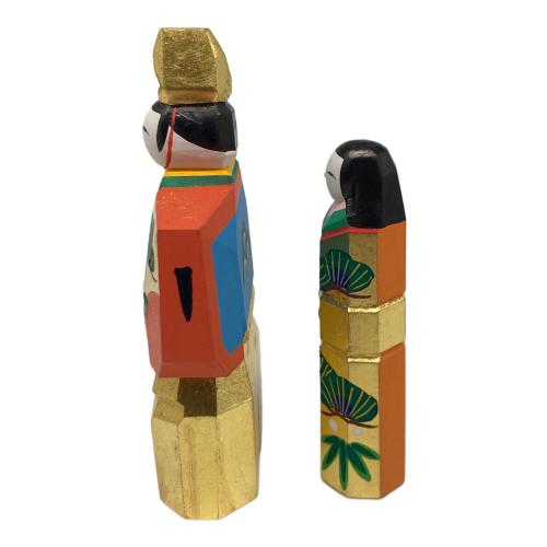 奈良一刀彫 立雛 雛人形　川口神泉（カワグチシンセン）