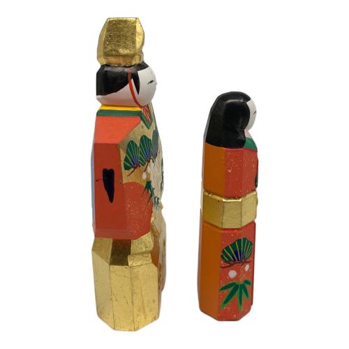 奈良一刀彫 立雛 雛人形　川口神泉（カワグチシンセン）