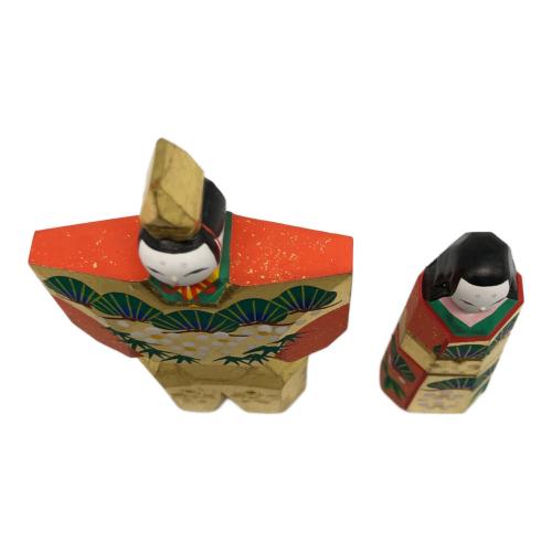 奈良一刀彫 立雛 雛人形　川口神泉（カワグチシンセン）