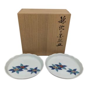 十三代今泉右衛門（ジュウサンダイイマイズミイマエモン） 錦沈丁花絵皿揃え