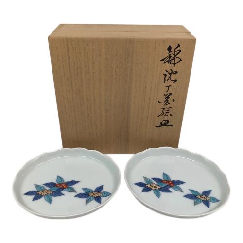 十三代今泉右衛門（ジュウサンダイイマイズミイマエモン） 錦沈丁花絵皿揃え