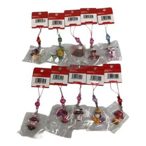 ペコちゃん (ペコチャン) キャラクターグッズ ご当地ストラップ 10Pセット