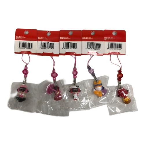 ペコちゃん (ペコチャン) キャラクターグッズ ご当地ストラップ 10Pセット