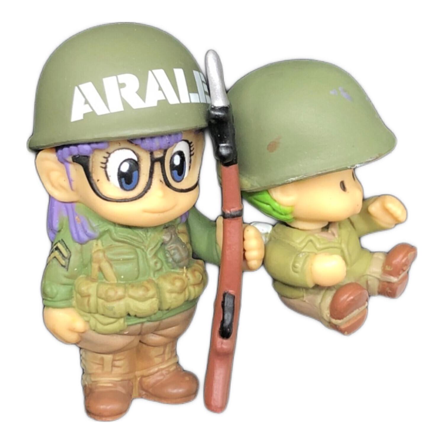 アラレちゃん キャラクターグッズ ミリタリーミニフィギュア